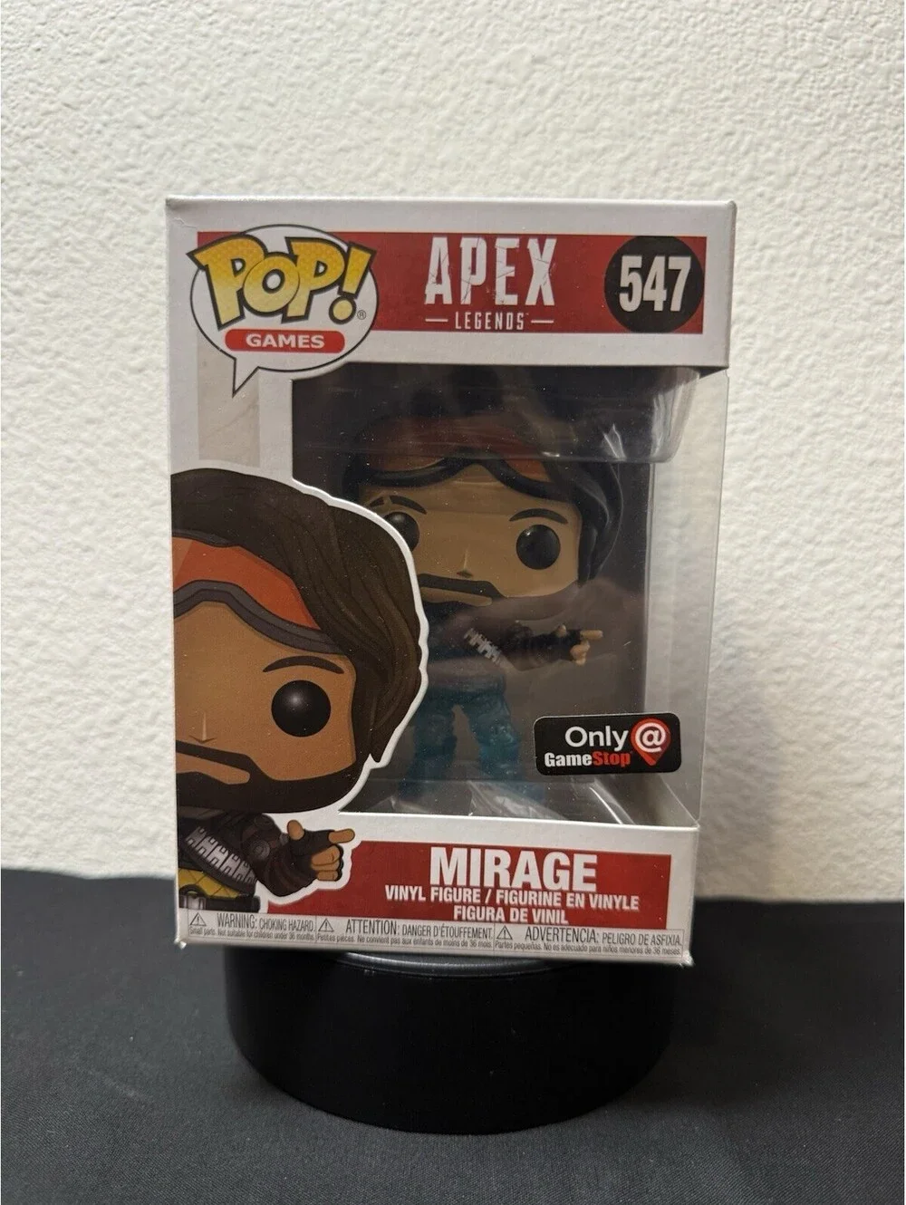 Funko Pop! Vinyl: Apex Legends - Mirage (Translucent) GameStop (Exclusive) # 547